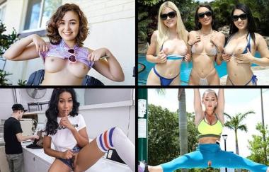 Bethany Benz, Stella Rae, Alex Coal, Alessia Luna - Public Flashing