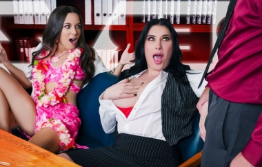 Freya Von Doom, Ivy Mae Lynn - Eating Cum To Avoid Expulsion